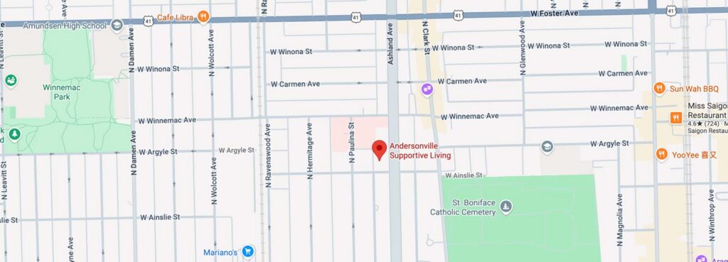 Andersonville Supportive Living map