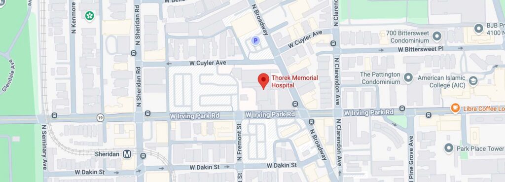 Thorek Memorial Hospital map location